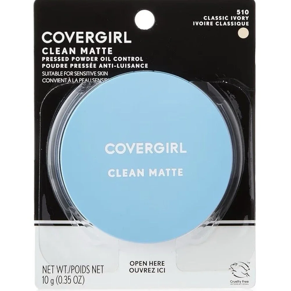 CoverGirl Clean Matte Pressed Powder Oil Control 510 Classic Ivory